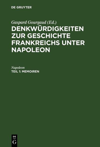Produktbild: Memoiren