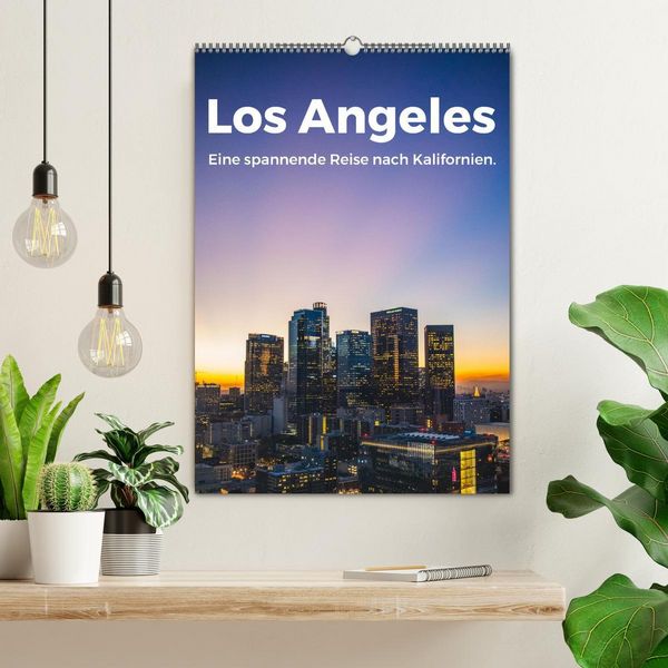 Produktbild: Los Angeles - Eine spannende Reise nach Kalifornien. (Wandkalender 2026 DIN A2 hoch), CALVENDO Monatskalender
