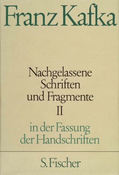 Produktbild: Nachgelassene Schriften und Fragmente II