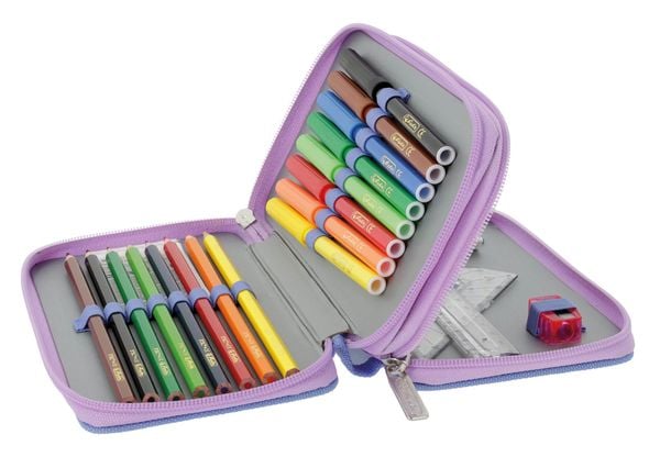 Produktbild: Herlitz Doppeletui 23 teilig Mystic Mermaid