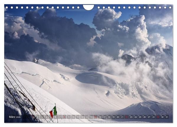 Produktbild: Monte Rosa (Wandkalender 2026 DIN A4 quer), CALVENDO Monatskalender
