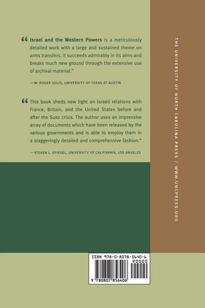Produktbild: Israel and the Western Powers, 1952-1960