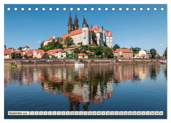 Produktbild: Bezauberndes Mei&szlig;en (Tischkalender 2026 DIN A5 quer), CALVENDO Monatskalender