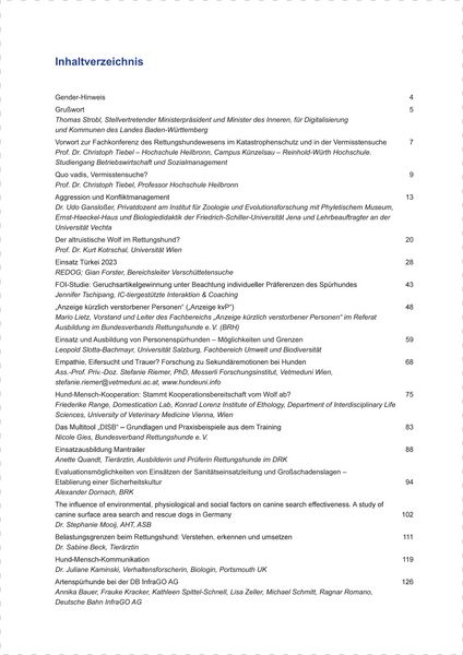 Produktbild: 4. Fachkonferenz des Rettungshundewesens im Katastrophenschutz und in der Vermisstensuche 2024