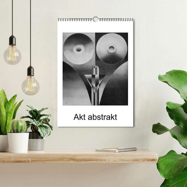 Produktbild: Akt abstrakt - Abstrakte Aktzeichnungen (Wandkalender 2026 DIN A3 hoch), CALVENDO Monatskalender