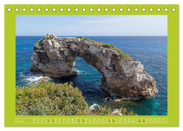 Produktbild: Vielf&auml;ltiges Mallorca (Tischkalender 2026 DIN A5 quer), CALVENDO Monatskalender