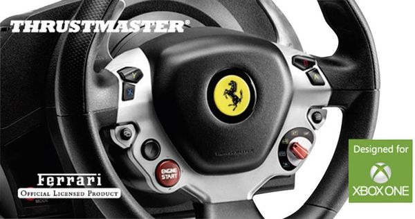 Produktbild: THRUSTMASTER TX Racing Wheel Ferrari 458 Italia Edition f&uuml;r XBox One und PC