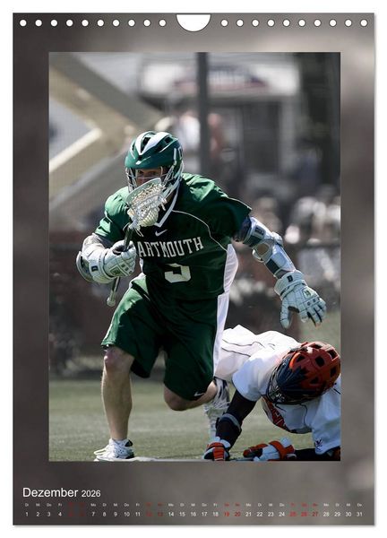 Produktbild: Teamsport - LACROSSE (Wandkalender 2026 DIN A4 hoch), CALVENDO Monatskalender