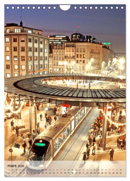 Produktbild: Cit&eacute;s de France (Calendrier mural 2026 DIN A4 horizontal), CALVENDO calendrier mensuel