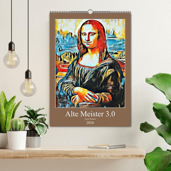 Produktbild: Alte Meister 3.0 (Wandkalender 2026 DIN A2 hoch), CALVENDO Monatskalender