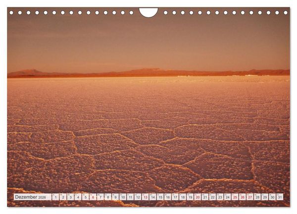 Produktbild: Bolivien - Unterwegs im Hochland (Wandkalender 2026 DIN A4 quer), CALVENDO Monatskalender