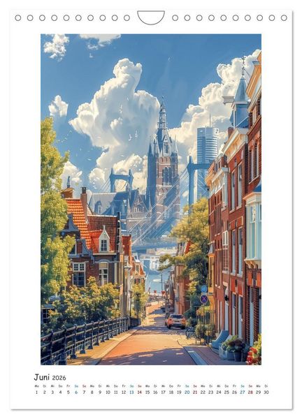 Produktbild: St&auml;dtereise durch Europa (Wandkalender 2026 DIN A4 hoch), CALVENDO Monatskalender