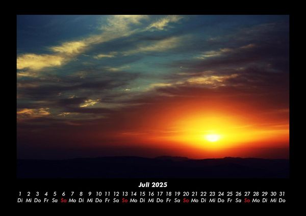 Produktbild: Sonnenunterg&auml;nge 2025 Fotokalender DIN A3