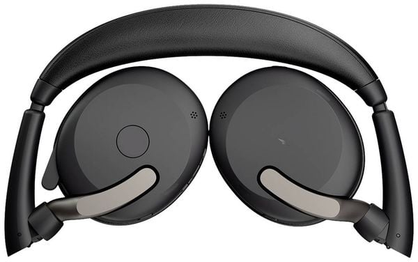 Produktbild: Jabra Evolve2 65 Flex Link380a UC On Ear Headset Bluetooth&reg; Stereo Schwarz Noise Cancelling Headset, Mikrofon-Stummschaltung