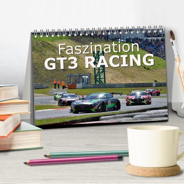 Produktbild: Faszination GT3 RACING (Tischkalender 2026 DIN A5 quer), CALVENDO Monatskalender