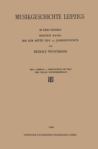 Produktbild: Musikgeschichte Leipzigs