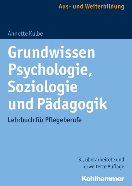 Produktbild: Grundwissen Psychologie, Soziologie und P&auml;dagogik