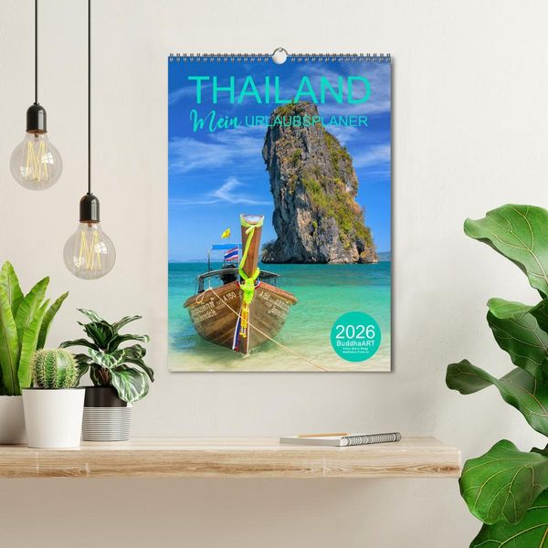 Produktbild: THAILAND - Mein Urlaubsplaner (Wandkalender 2026 DIN A3 hoch), CALVENDO Monatskalender
