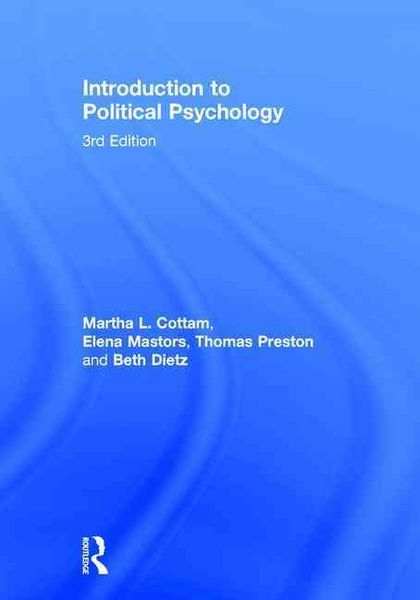 Produktbild: Cottam, M: Introduction to Political Psychology
