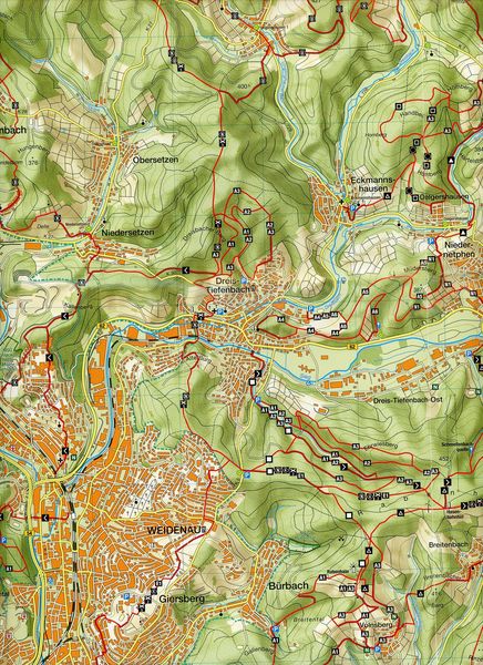 Produktbild: Wanderkarte Siegen 1:25 000