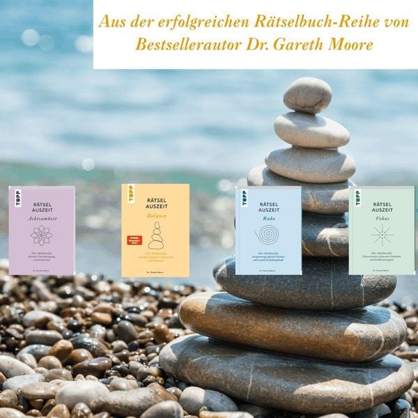 Produktbild: R&auml;tselAuszeit &ndash; Balance. &Uuml;ber 300 R&auml;tsel f&uuml;r mentalen Ausgleich, Gelassenheit und Harmonie