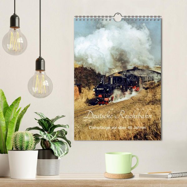 Produktbild: Deutsche Reichsbahn-Dampfz&uuml;ge vor &uuml;ber 40 Jahren (Wandkalender 2026 DIN A4 hoch), CALVENDO Monatskalender