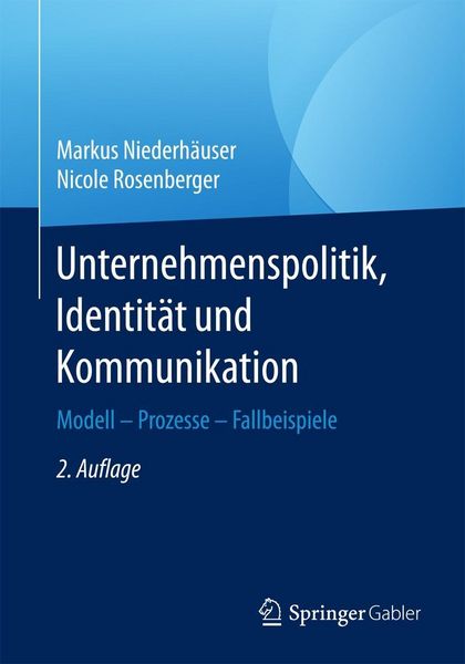Produktbild: Unternehmenspolitik, Identit&auml;t und Kommunikation