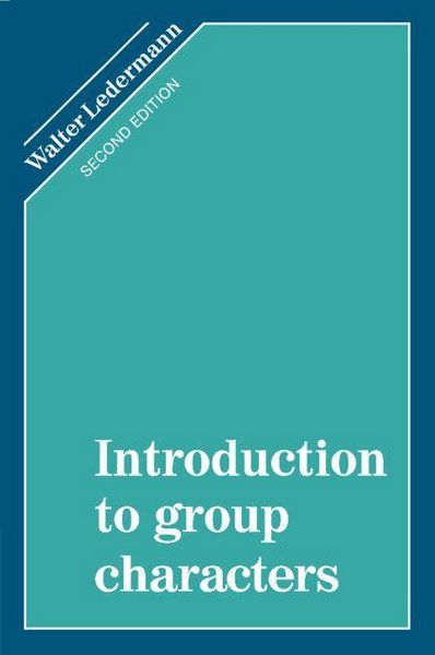 Produktbild: Introduction to Group Characters