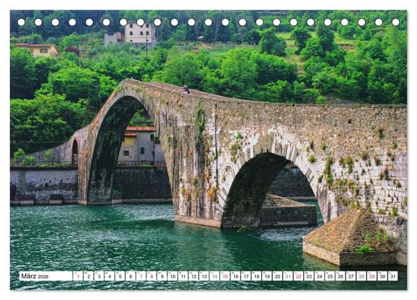 Produktbild: Toskana - Gro&szlig;arige Bauten (Tischkalender 2026 DIN A5 quer), CALVENDO Monatskalender