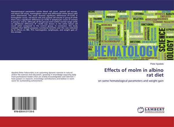 Produktbild: Effects of molm in albino rat diet