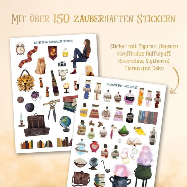 Produktbild: Mein magisches Stickerbuch. Das inoffizielle Stickerbuch f&uuml;r Potter-Fans