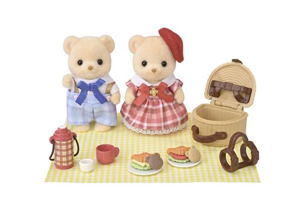 Produktbild: Sylvanian Families 5852 - Biscuit B&auml;ren Geschwister Picknickspa&szlig;
