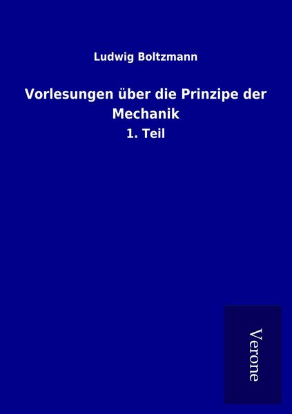 Produktbild: Vorlesungen &uuml;ber die Prinzipe der Mechanik