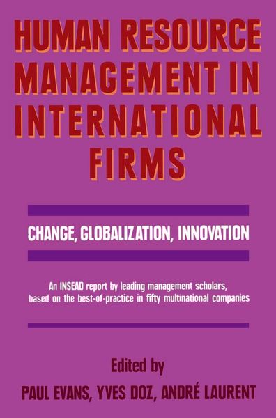 Produktbild: Human Resource Management in International Firms