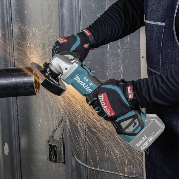 Produktbild: Makita DGA513RTJ Akku-Winkelschleifer 125 mm inkl. Ladeger&auml;t, inkl. 2. Akku, inkl. Koffer 18 V 5 Ah