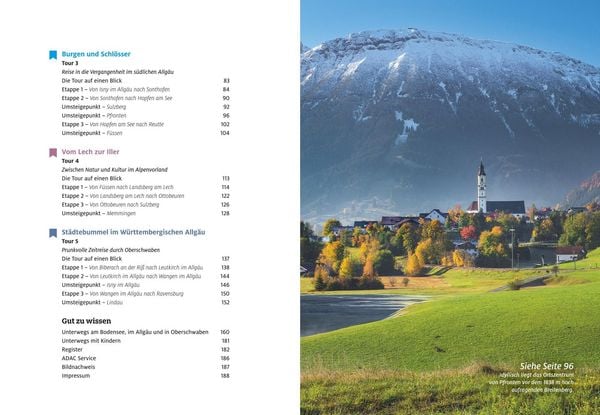 Produktbild: ADAC Roadtrips - Bodensee, Allg&auml;u und Oberschwaben