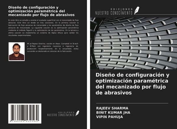 Produktbild: Dise&ntilde;o de configuraci&oacute;n y optimizaci&oacute;n param&eacute;trica del mecanizado por flujo de abrasivos