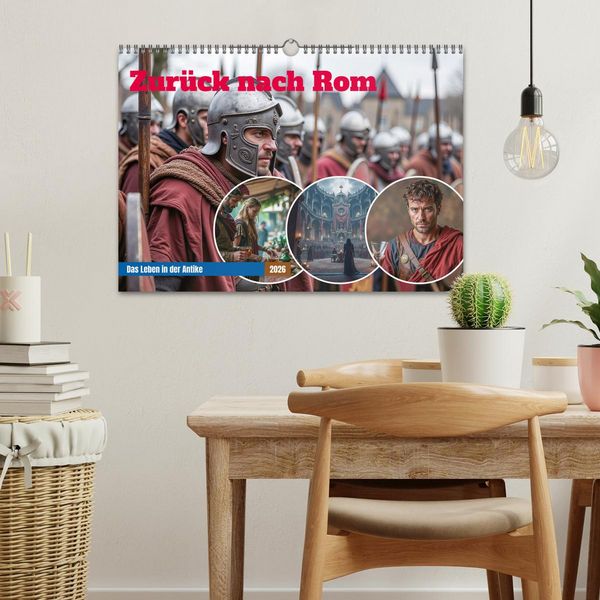 Produktbild: Zur&uuml;ck nach Rom - Das Leben in der Antike (Wandkalender 2026 DIN A3 quer), CALVENDO Monatskalender