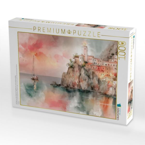 Produktbild: CALVENDO Puzzle Ein Motiv aus dem Kalender Segeltr&auml;ume und Leuchtturmlichter | 1000 Teile Lege-Gr&ouml;&szlig;e 64x48cm Foto-Puzzle f&uuml;r gl&uuml;ckliche Stunden
