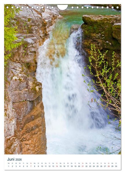 Produktbild: Sch&ouml;ner Wasserfall (Wandkalender 2026 DIN A4 hoch), CALVENDO Monatskalender