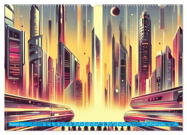 Produktbild: Lost Fiction (Wandkalender 2026 DIN A2 quer), CALVENDO Monatskalender