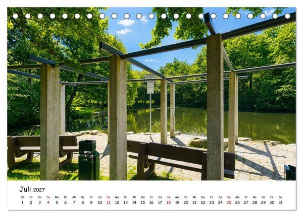 Produktbild: Eschborn Fachwerk und Finanzen (Tischkalender 2027 DIN A5 quer), CALVENDO Monatskalender