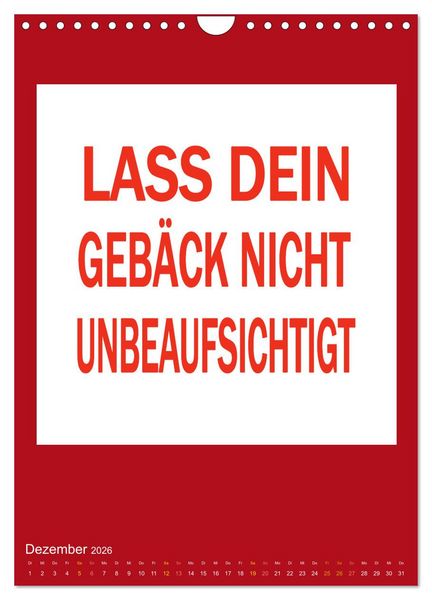 Produktbild: Memo an mich (Wandkalender 2026 DIN A4 hoch), CALVENDO Monatskalender