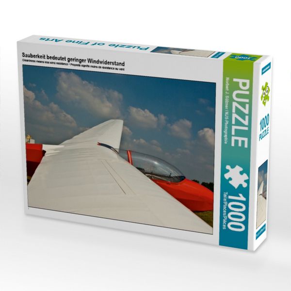 Sauberkeit bedeutet geringer Windwiderstand (Puzzle)