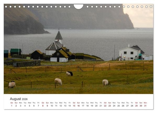 Produktbild: Autumn light at Faroe island (Wall Calendar 2026 DIN A4 landscape), CALVENDO 12 Month Wall Calendar