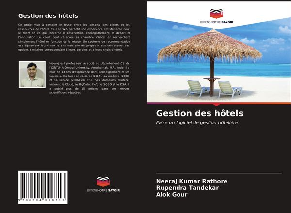 Produktbild: Gestion des h&ocirc;tels
