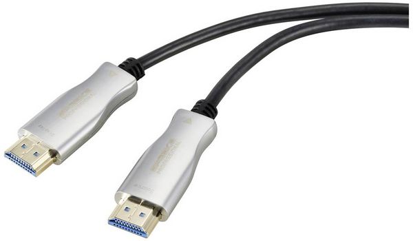 Produktbild: SpeaKa Professional HDMI Anschlusskabel HDMI-A Stecker, HDMI-A Stecker 50.00 m Schwarz SP-9019356 4K UHD, Geschirmt HDMI-Kabel