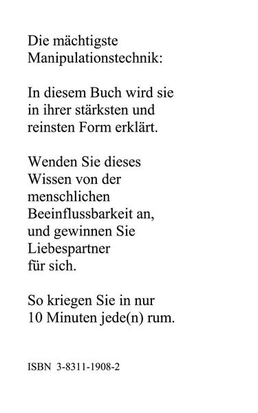 Produktbild: Hypnotische Manipulation