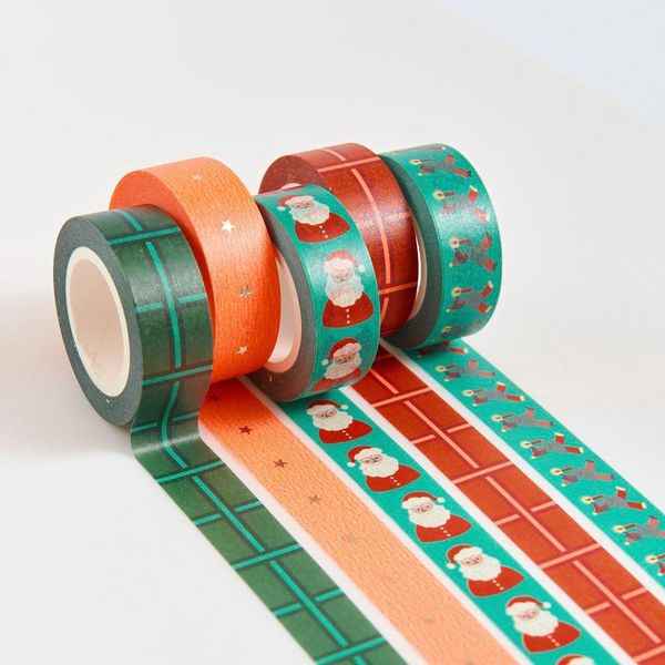 Produktbild: Tape Set Weihnachtsmarkt, Neon , 5 Stk.