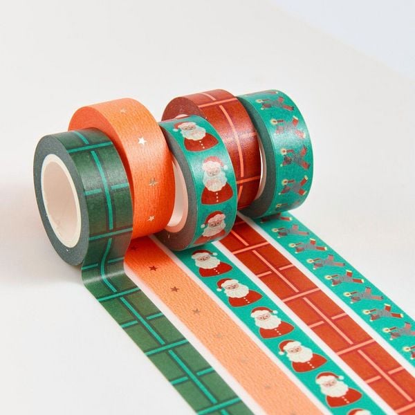 Produktbild: Tape Set Weihnachtsmarkt, Neon MIX, 5 Stk.